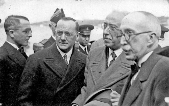 1932: El presidente de la República, Niceto Alcalá Zamora, visita Ibiza. archivo de Álvaro Medina