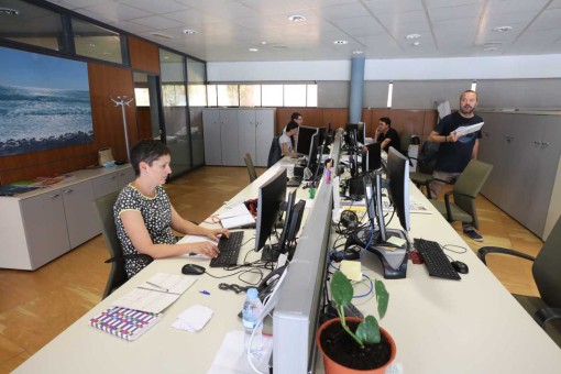 Vista de la redacción. Sergio G. Cañizares