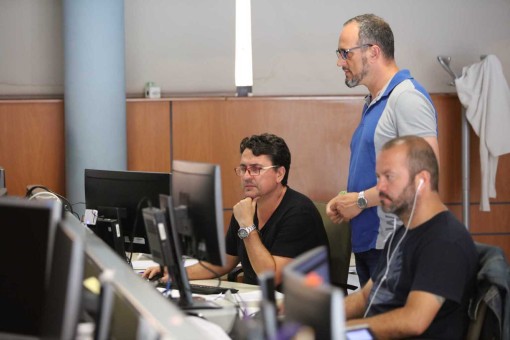 César Navarro, Hipólito Guillén y Josep Àngel Costa. Vicent Marí