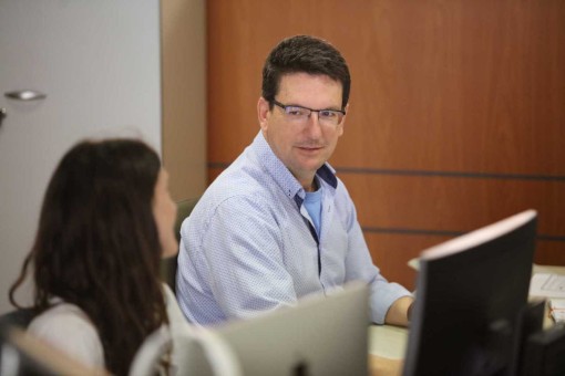 Verónica Carmona junto a Joan Lluis Ferrer