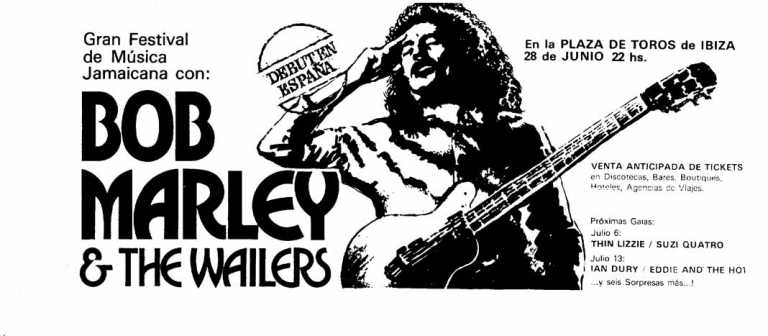 Bob Marley actúa en Ibiza