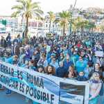2014: Multitudinaria protesta ciudadana contra los proyectos de prospecciones petrolíferas V. M.