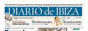 Cabecera Diario de Ibiza de 2004