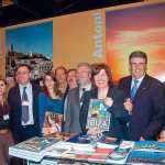 Diversos momentos de la actividad ferial internacional de los últimos años. J.S.