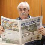 Agustín Pineda, presidente de la asociación de comerciantes del Mercat Nou. J. A. Riera