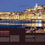 Cuatro dobles páginas de la edición de Fitur 2018 de La Guía de Ibiza y La Guía de Formentera.