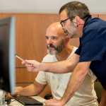 Fernando de Lama (derecha) y José María Alonso. Toni escobar