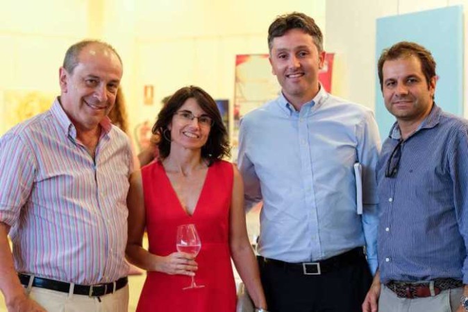 Cristina Martín, Julián Romero y Jose Antonio Colomar