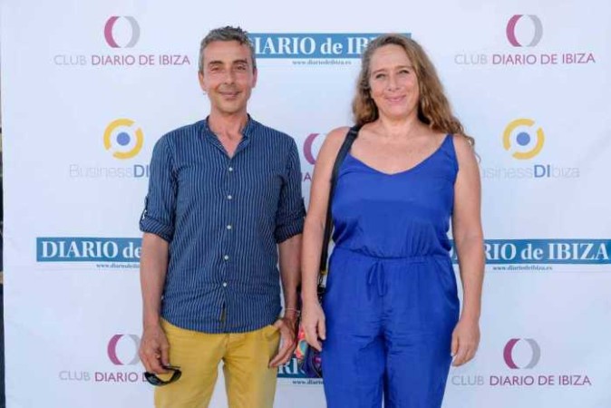 Destacados empresarios de diversos sectores económicos en el evento de BusinessDIbiza en el Club Diario. 13 Gianandrea Di Telizzi y la vicepresidenta del Consell, Viviana de Sans.