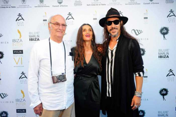 Carlos Saura, Angela Molina y Óscar Jaenada. Gabi Vázquez