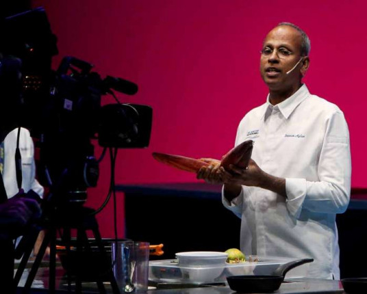 El chef indio Sriam Aylur.