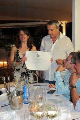 Homenaje al exviceconsul italiano en Ibiza Lanfranco Fabbro