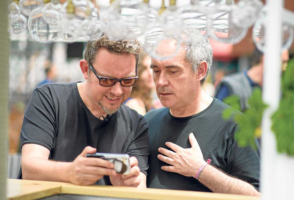 Albert y Ferran Adrià, el día de la presentación.