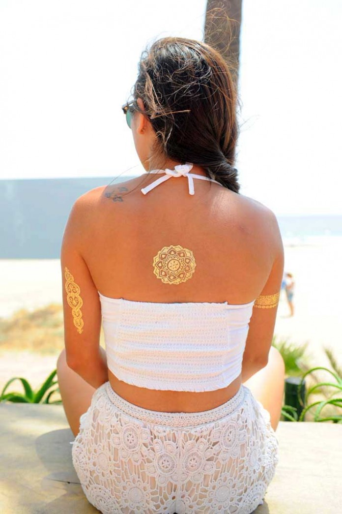 Tatuajes metálicos hay de todas formas y estilos, pero los étnicos y orientales son los que más triunfan. FOTOS GABRIEL VÁZQUEZ Tatuajes metálicos hay de todas formas y estilos, pero los étnicos y orientales son los que más triunfan. FOTOS GABRIEL VÁZQUEZ