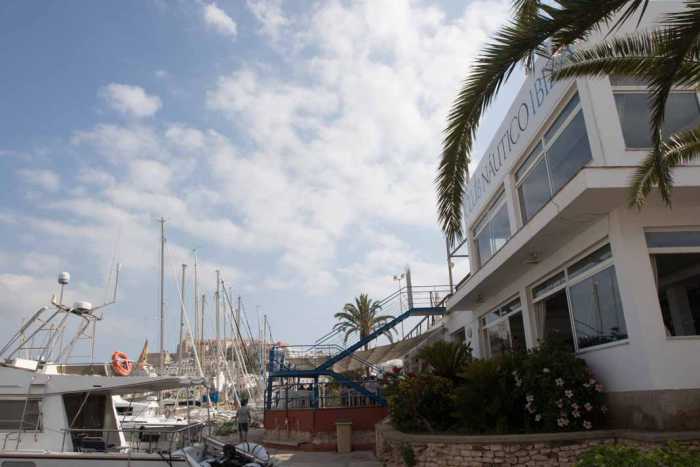 Club Náutico de Ibiza. Instalaciones actuales del club, que se remodelarán en breve.