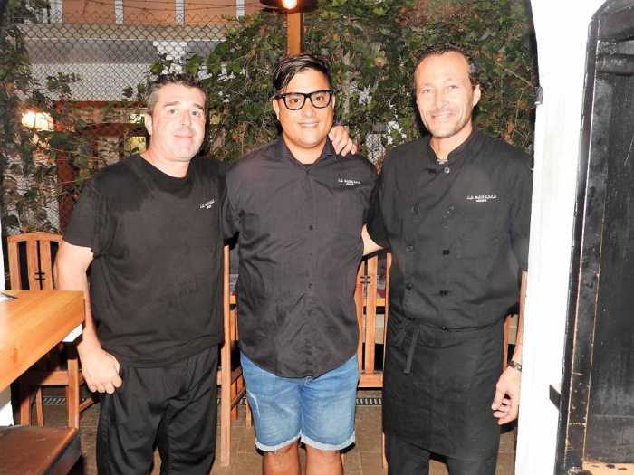 La Barraca. Formentera. Enrique González, Rodrigo Emanuel Farias y Gustavo Vigil.