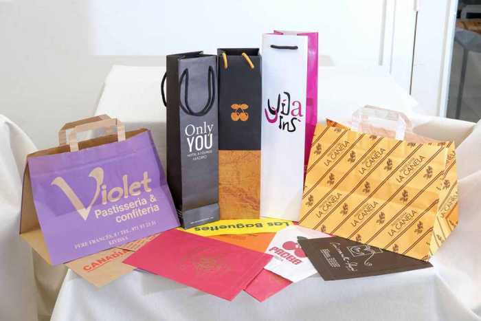 Tramuntana Reclams Publicitaris. Bolsas para hostelería, pastelería y todo el sector de alimentación.
