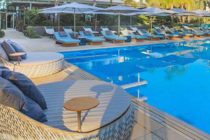 La nueva piscina de Aguas de Ibiza Lifestyle & Spa.
