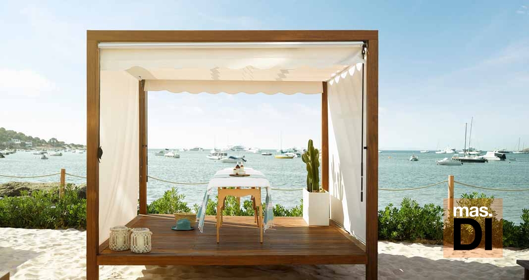 Desde aquí se puede disfrutar de un masaje relajante con vistas al mar. Foto: Nobu Hotel Ibiza Bay.