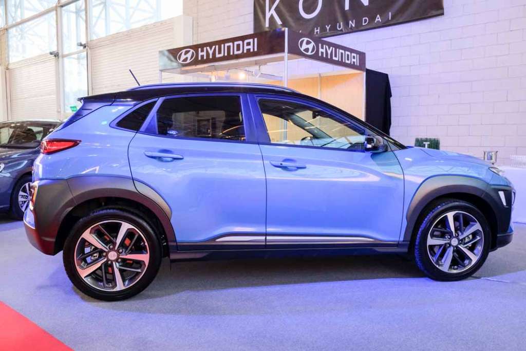 Hyundai nuevo SUV Kona en el recinto ferial de Ibiza.