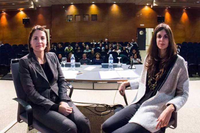 Mónica Miranda, gerente de la funeraria Aurens, junto a la psicóloga Vera Santos en el Club Diario de Ibiza. Mónica Miranda, gerente de la funeraria Aurens, junto a la psicóloga Vera Santos en el Club Diario de Ibiza.