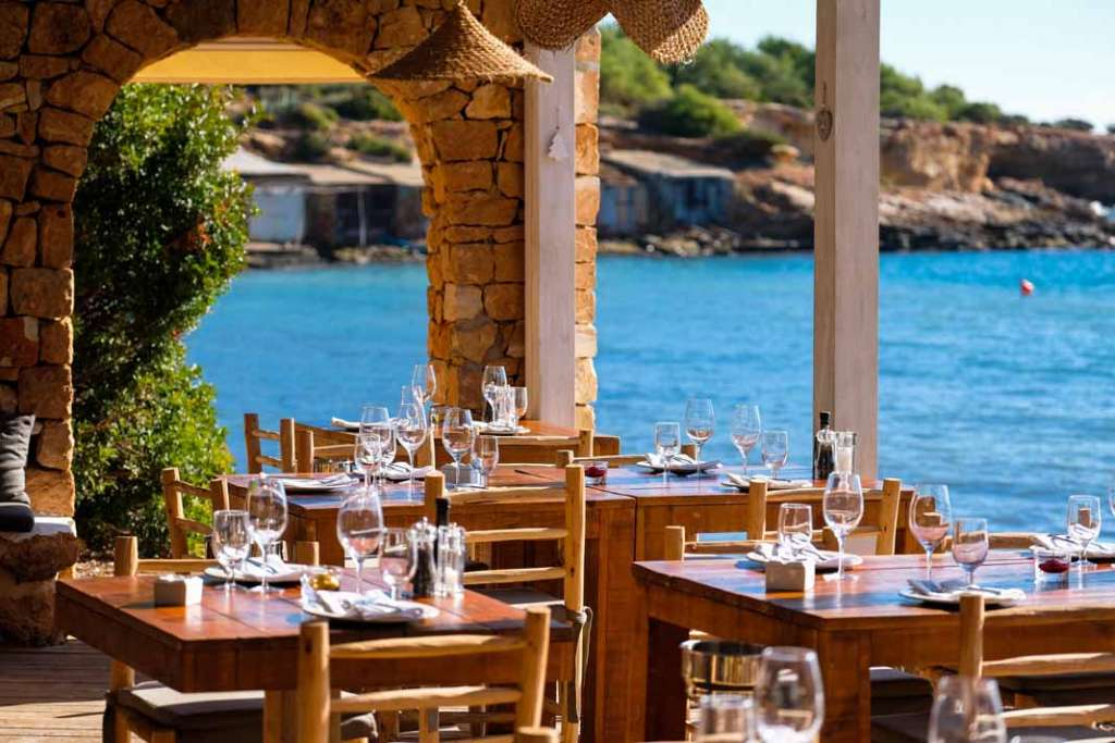 Vistas desde la terraza del Restaurante Cala Bonita.