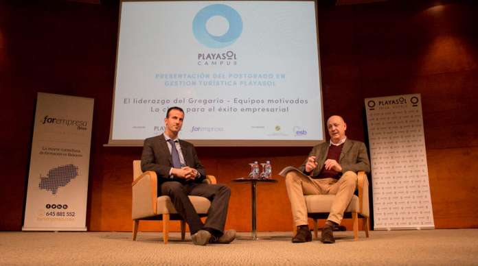 Jordi Mora, presidente de Forempresa y la Escuela Superior Balear junto a Antonio Domenech, director general de Playasol Ibiza Hotels. Jordi Mora, presidente de Forempresa y la Escuela Superior Balear junto a Antonio Domenech, director general de Playasol Ibiza Hotels. Claves del éxito playasol ibiza hotels forempresa.