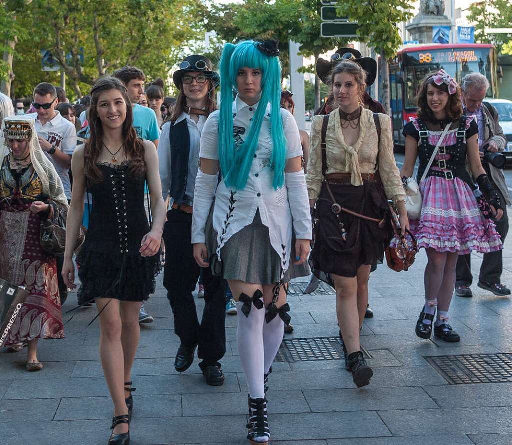 Una joven vestida con indumentaria ‘cosplay’ en Tokyo. Cosplay