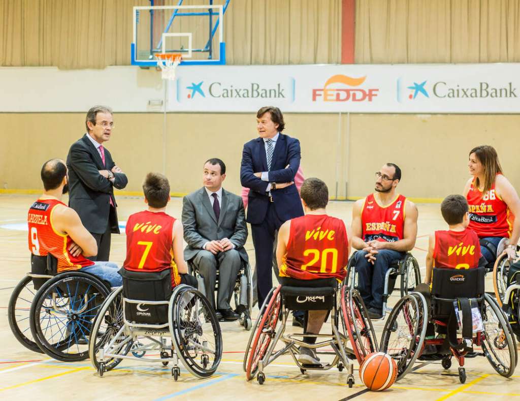 La FEDDF busca posicionar el baloncesto en silla de ruedas al más alto nivel deportivo y social.. foto: CaixaBank