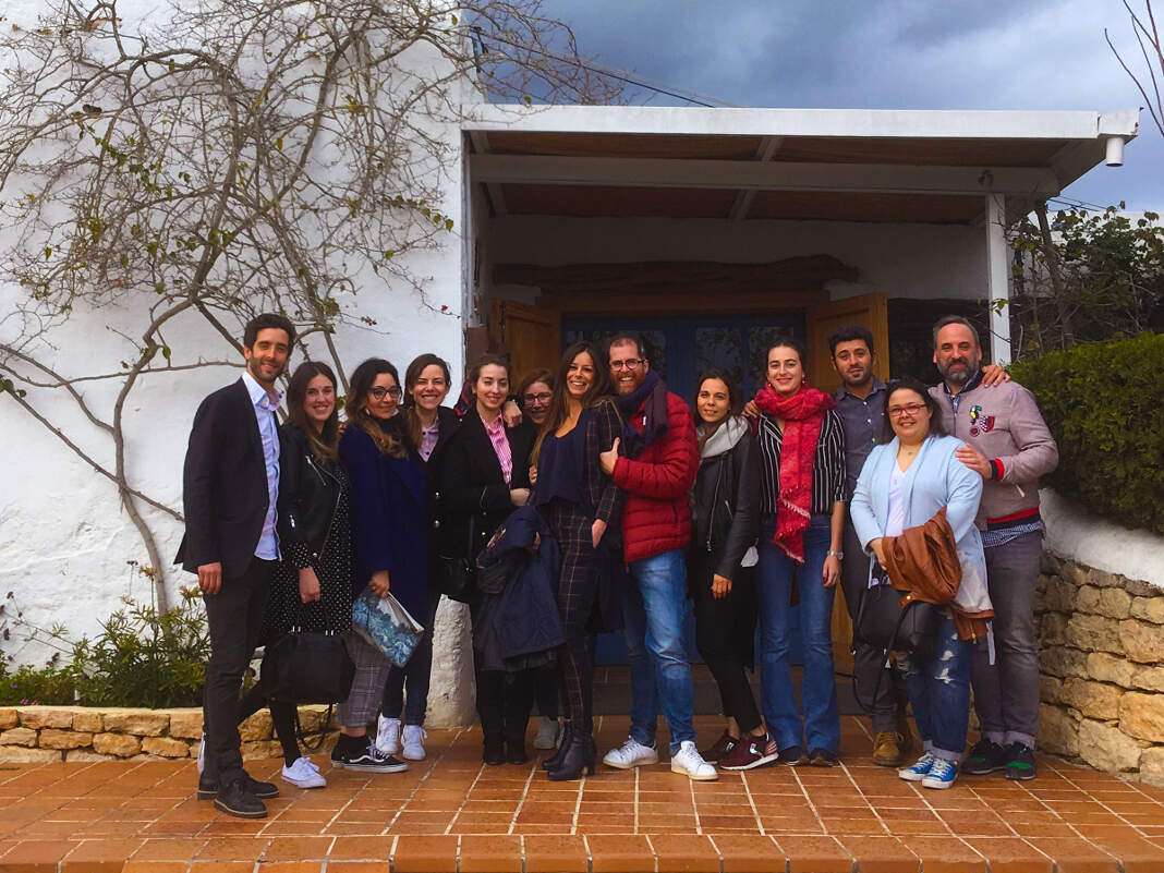 Las bloggers asistieron al almuerzo organizado por Es Caliu.