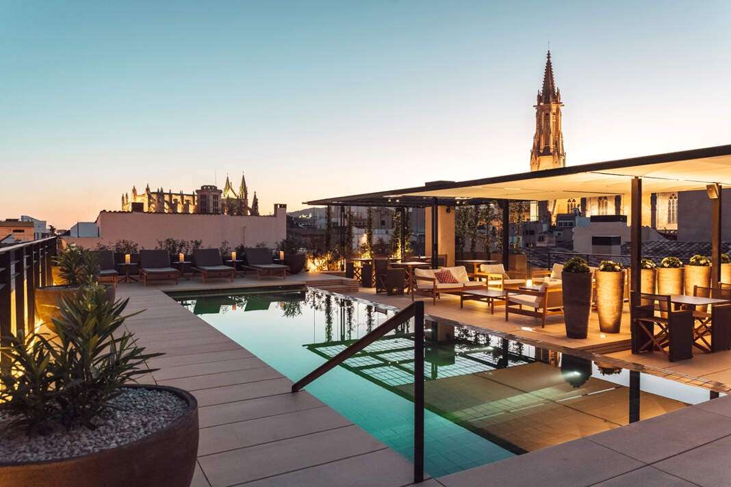 ‘Rooftop’ del Hotel Sant Francesc, Palma. Fotos: CaixaBank Financiación para el sector turístico