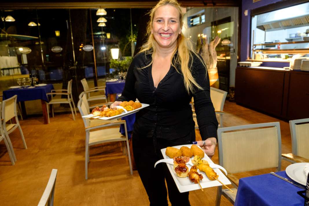En la inauguración, Sissi’s Ibiza invitó a una degustación. Restaurante Sissi's