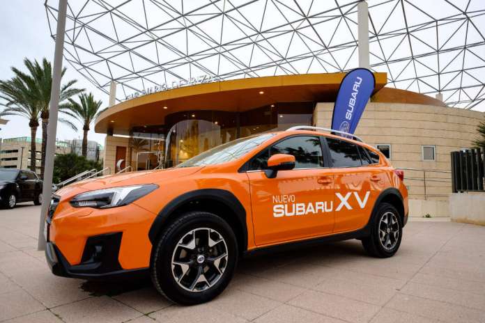 El coche ha estado expuesto toda la semana en las puertas del Club Diario de Ibiza. foto: sergio g. cañizares El coche ha estado expuesto toda la semana en las puertas del Club Diario de Ibiza. foto: sergio g. cañizares Subaru XV