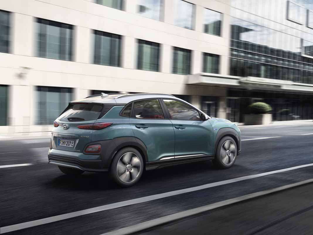 El nuevo Kona eléctrico ofrece una mecánica 100% eléctrica. hyundai