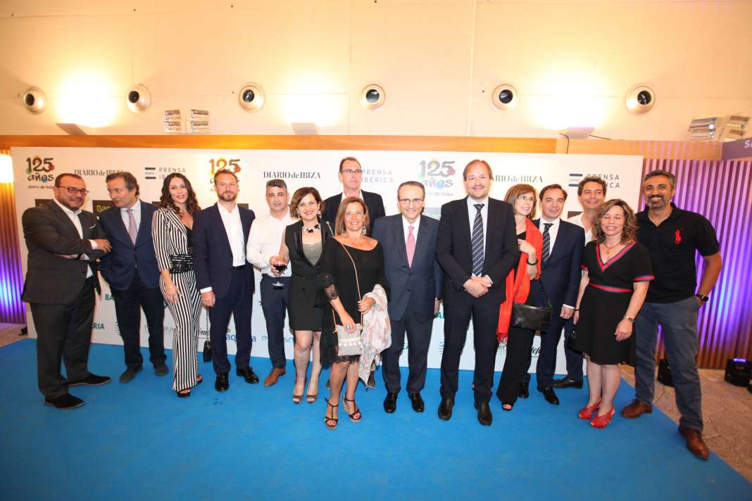 Photocall en el 125 aniversario de Diario de Ibiza