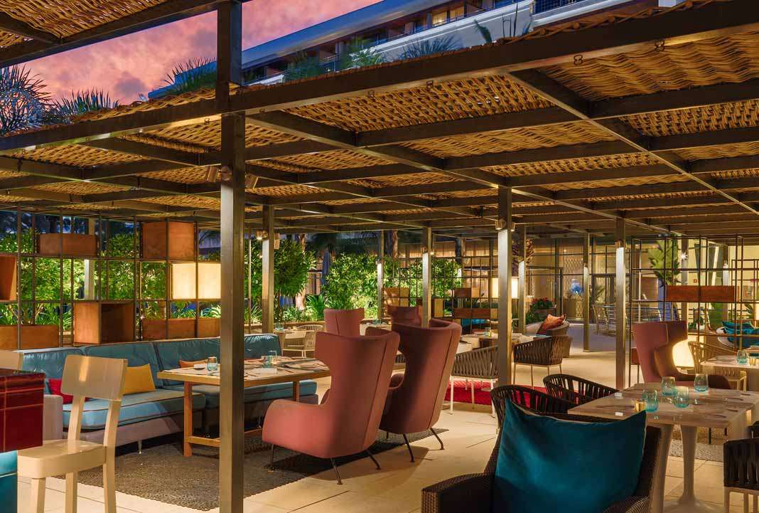 Hotel Aguas de Ibiza lifestyle spa. Restaurante Alabastro.