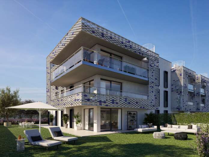Recreación de la promoción de 45 viviendas, construidas bajo los principios de eficiencia, versatilidad y ahorro. Foto: OD Real Estate Vivienda nueva Ibiza. Recreación de la promoción de 45 viviendas, construidas bajo los principios de eficiencia, versatilidad y ahorro. Foto: OD Real Estate
