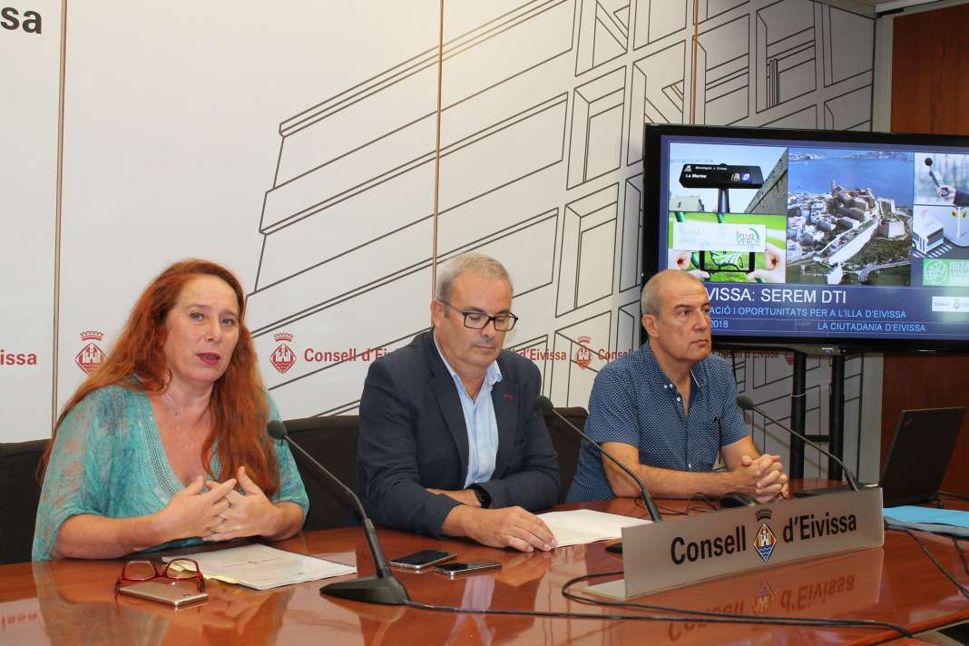 Presentación del proyecto este pasado mes de octubre en el Consell de Ibiza.