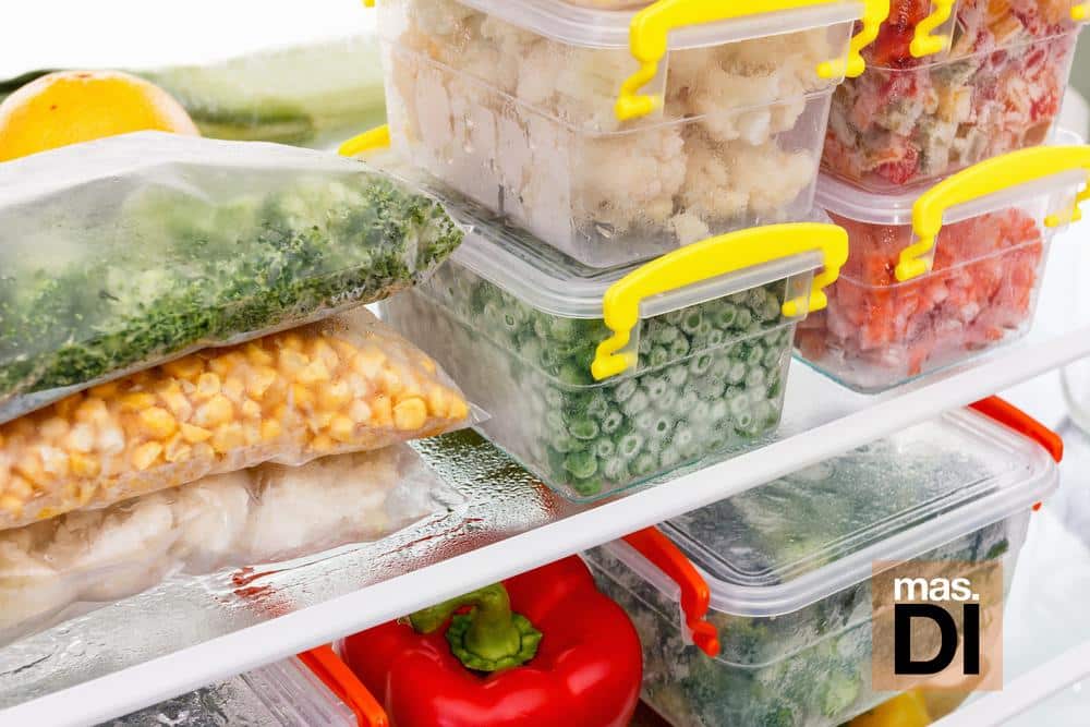 Se recomienda tener suficiente espacio en el congelador para guardar la comida de Navidad. Foto: shutterstock