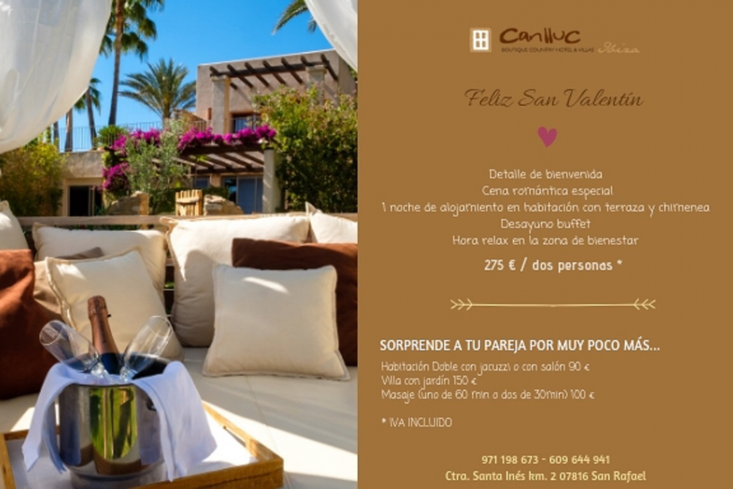 Can Lluc sortea una noche de hotel en San Valentín | másDI - Magazine
