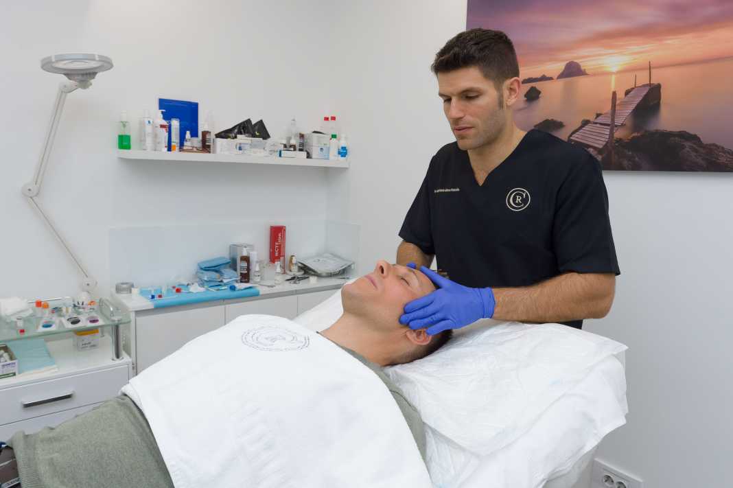 La medicina estética también es cosa de hombres.