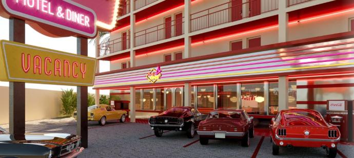 Concept Hotel Group abrirá en Ibiza un hotel basado en los mí­ticos moteles y diners americanos
