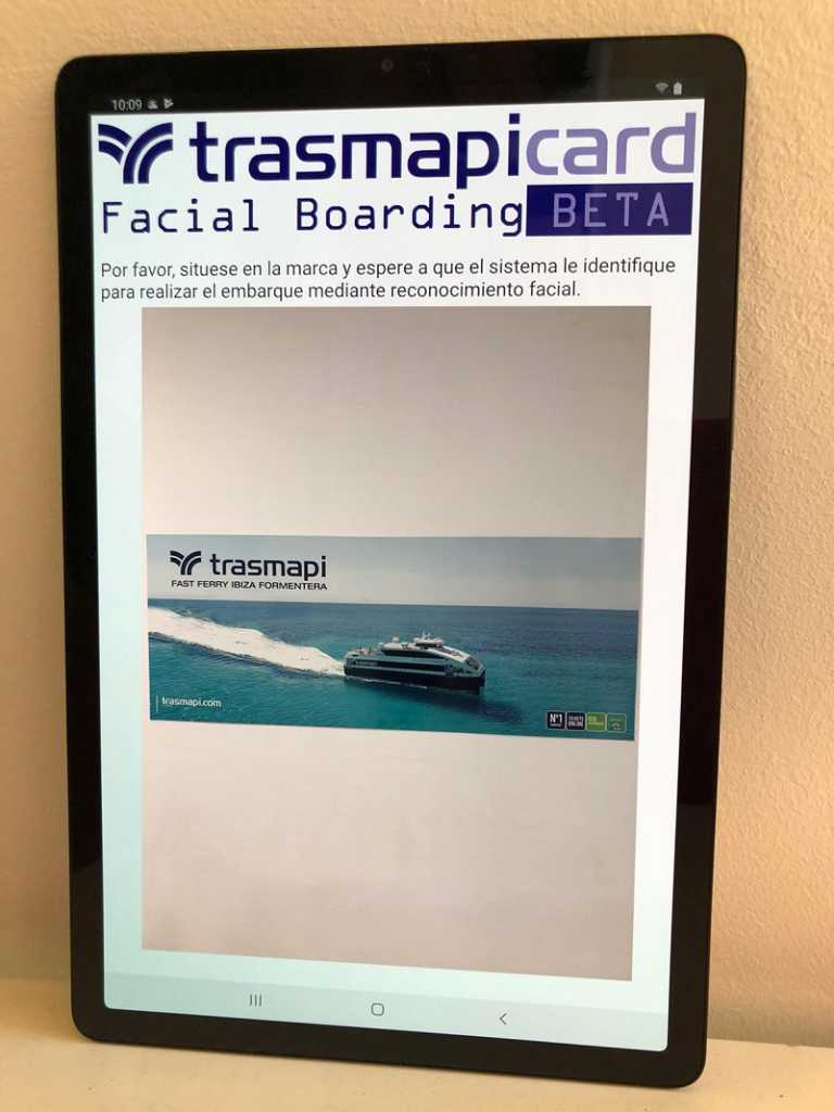Trasmapi Fast Ferry Ibiza Formentera incorpora el control biométrico para viajar entre islas