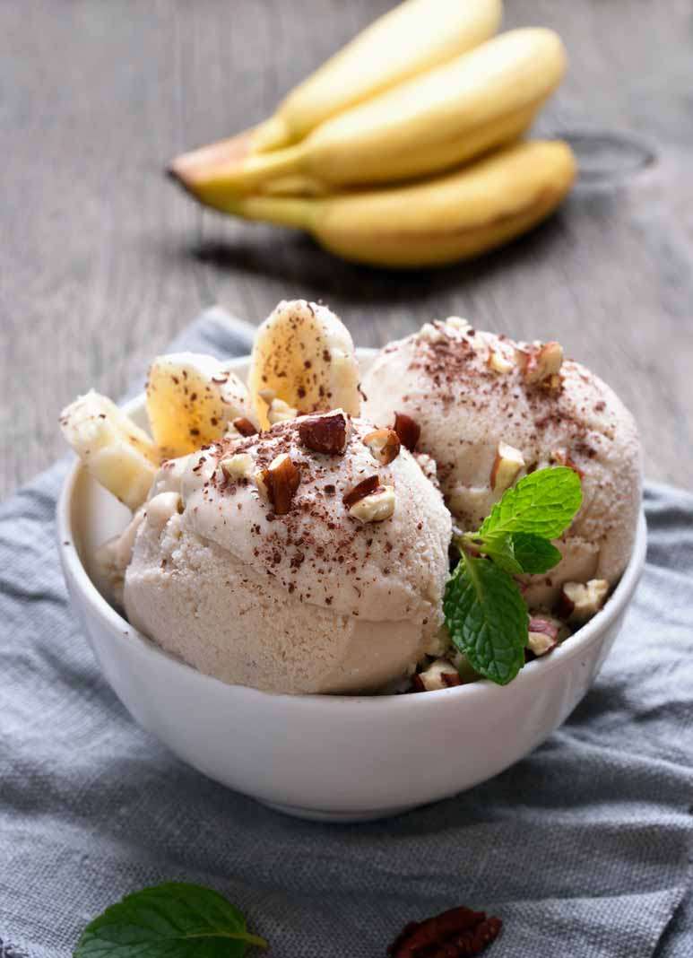 El helado hecho a base de plátano es toda una tendencia.