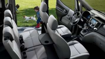 La e-NV200 Evalia, un vehículo de diseño atractivo, cómodo y de consumo eficiente. 